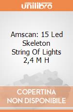 Amscan: 15 Led Skeleton String Of Lights 2,4 M H giochi