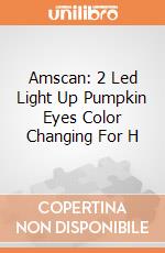 Amscan: 2 Led Light Up Pumpkin Eyes Color Changing For H giochi