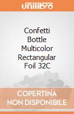 Confetti Bottle Multicolor Rectangular Foil 32C gioco
