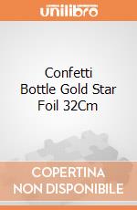 Confetti Bottle Gold Star Foil 32Cm gioco