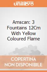 Amscan: 3 Fountains 12Cm With Yellow Coloured Flame giochi
