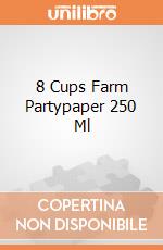 8 Cups Farm Partypaper 250 Ml gioco