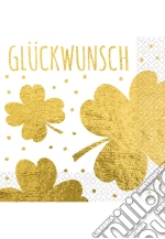 16 Napkins 'Gluckwunsch' 33Cm X 33Cm giochi