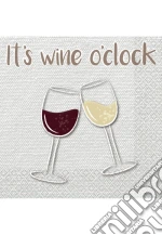 16 Napkins 'It's Wine O'clock' 33Cm X 33Cm giochi