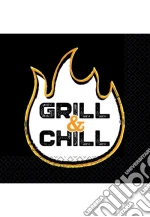 16 Napkins 'Grill & Chill' 33Cm X 33Cm giochi
