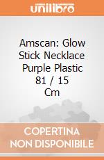 Amscan: Glow Stick Necklace Purple Plastic 81 / 15 Cm giochi