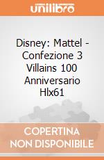 Disney: Mattel - Confezione 3 Villains 100 Anniversario Hlx61 giochi