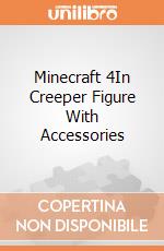 Minecraft 4In Creeper Figure With Accessories giochi