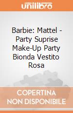 Barbie: Mattel - Party Suprise Make-Up Party Bionda Vestito Rosa giochi