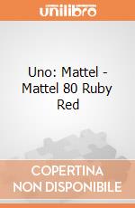 Uno: Mattel - Mattel 80 Ruby Red giochi