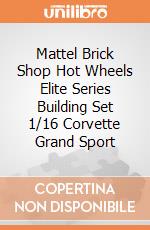 Mattel Brick Shop Hot Wheels Elite Series Building Set 1/16 Corvette Grand Sport giochi