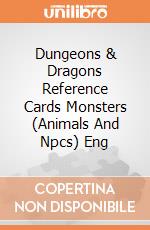 Dungeons & Dragons Reference Cards Monsters (Animals And Npcs) Eng giochi