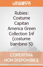 Rubies: Costume Capitan America Green Collection Inf (costume bambino S) gioco