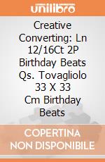 Creative Converting: Ln 12/16Ct 2P Birthday Beats Qs. Tovagliolo 33 X 33 Cm Birthday Beats giochi