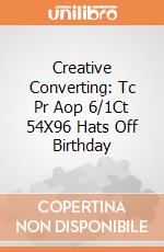 Creative Converting: Tc Pr Aop 6/1Ct 54X96 Hats Off Birthday giochi