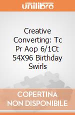 Creative Converting: Tc Pr Aop 6/1Ct 54X96 Birthday Swirls giochi