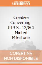 Creative Converting: Plt9 Ss 12/8Ct Minted Milestone giochi