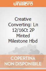 Creative Converting: Ln 12/16Ct 2P Minted Milestone Hbd giochi