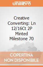 Creative Converting: Ln 12/16Ct 2P Minted Milestone 70 giochi