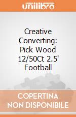 Creative Converting: Pick Wood 12/50Ct 2.5' Football giochi