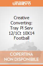 Creative Converting: Tray Pl Serv 12/1Ct 10X14 Football giochi