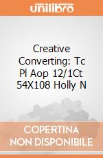 Creative Converting: Tc Pl Aop 12/1Ct 54X108 Holly N giochi