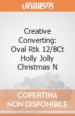 Creative Converting: Oval Rtk 12/8Ct Holly Jolly Christmas N giochi