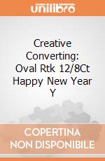 Creative Converting: Oval Rtk 12/8Ct Happy New Year Y giochi