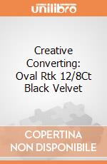 Creative Converting: Oval Rtk 12/8Ct Black Velvet giochi