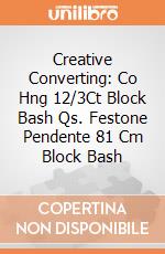 Creative Converting: Co Hng 12/3Ct Block Bash Qs. Festone Pendente 81 Cm Block Bash giochi