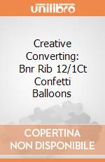 Creative Converting: Bnr Rib 12/1Ct Confetti Balloons giochi