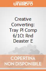 Creative Converting: Tray Pl Comp 6/1Ct Rnd Deaster E giochi