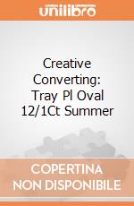 Creative Converting: Tray Pl Oval 12/1Ct Summer giochi