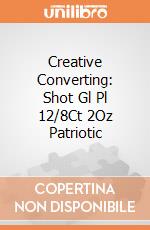 Creative Converting: Shot Gl Pl 12/8Ct 2Oz Patriotic giochi