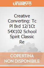 Creative Converting: Tc Pl Brd 12/1Ct 54X102 School Spirit Classic Re giochi
