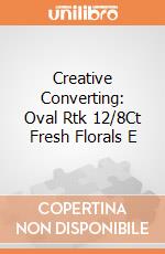 Creative Converting: Oval Rtk 12/8Ct Fresh Florals E giochi