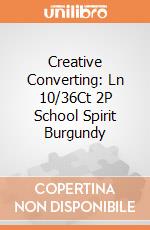 Creative Converting: Ln 10/36Ct 2P School Spirit Burgundy giochi