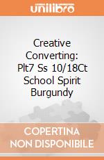 Creative Converting: Plt7 Ss 10/18Ct School Spirit Burgundy giochi