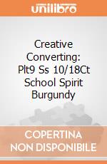 Creative Converting: Plt9 Ss 10/18Ct School Spirit Burgundy giochi