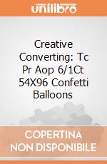 Creative Converting: Tc Pr Aop 6/1Ct 54X96 Confetti Balloons giochi