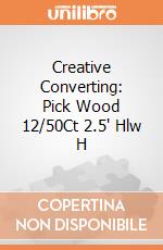 Creative Converting: Pick Wood 12/50Ct 2.5' Hlw H giochi