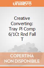 Creative Converting: Tray Pl Comp 6/1Ct Rnd Fall T giochi