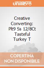 Creative Converting: Plt9 Ss 12/8Ct Tasteful Turkey T giochi