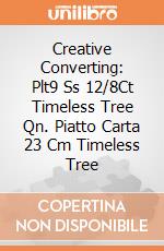 Creative Converting: Plt9 Ss 12/8Ct Timeless Tree Qn. Piatto Carta 23 Cm Timeless Tree giochi