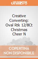 Creative Converting: Oval Rtk 12/8Ct Christmas Cheer N giochi