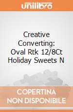 Creative Converting: Oval Rtk 12/8Ct Holiday Sweets N giochi