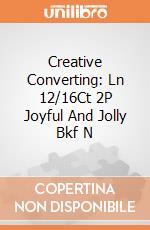 Creative Converting: Ln 12/16Ct 2P Joyful And Jolly Bkf N giochi