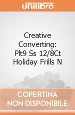 Creative Converting: Plt9 Ss 12/8Ct Holiday Frills N giochi