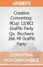 Creative Converting: 9Cup 12/8Ct Graffiti Party Qs. Bicchiere 266 Ml Graffiti Party giochi