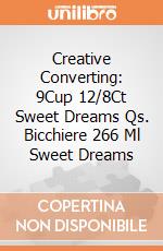 Creative Converting: 9Cup 12/8Ct Sweet Dreams Qs. Bicchiere 266 Ml Sweet Dreams giochi